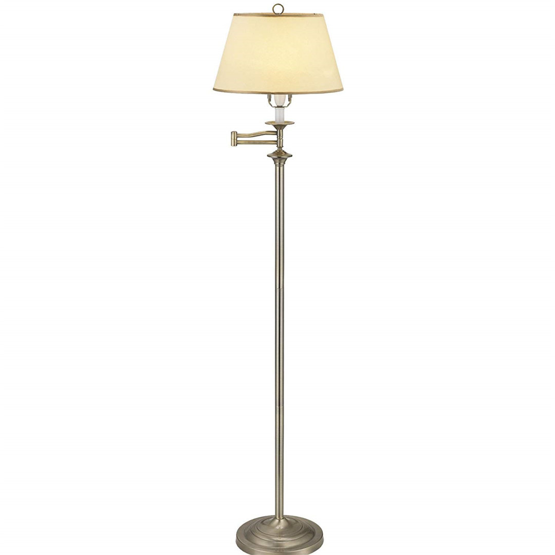 Amanvir 155cm Brown Swing Arm Floor Lamp