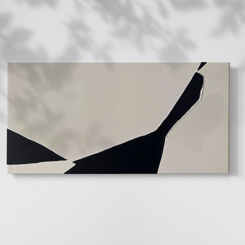 Série abstraite 7 # LI-Gallery, toile tendue, H 16 po x l 32 po