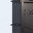 Farmhouse Hall Tree with 16 Cubbies, Storage Bench & 6 Hooks, Black-1746677008
