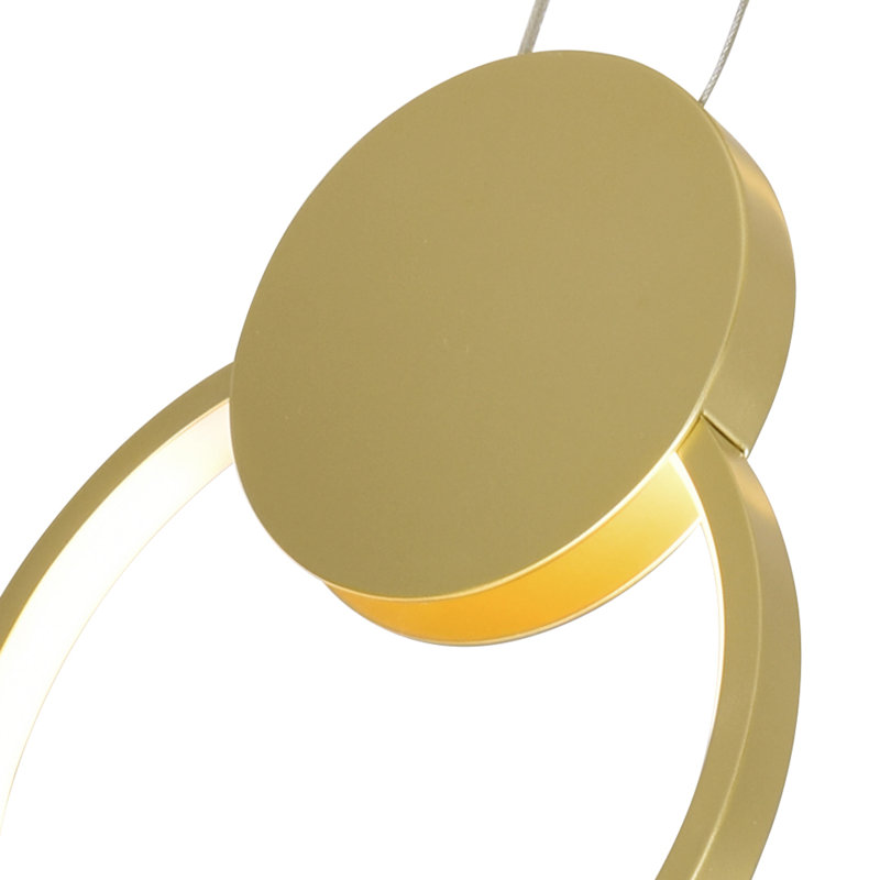 Mini-luminaire suspendu à DEL unique et moderne intégré - idéal pour les îlots de cuisine, les comptoirs de bar et les coins lecture