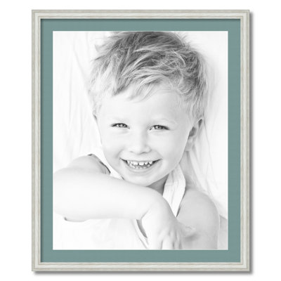 Wood Matte Picture Frame with Mat