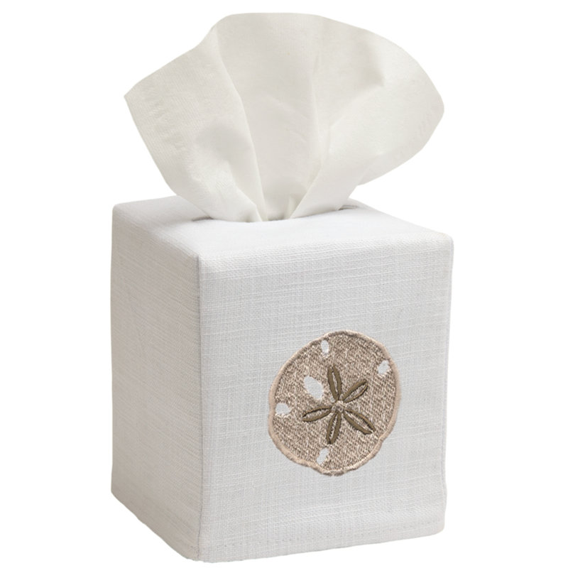 Roopville Tissue Box Cover, Beige