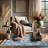Bibb Home Washable Flannel Printed Area Rug with Latex Back-1359740652