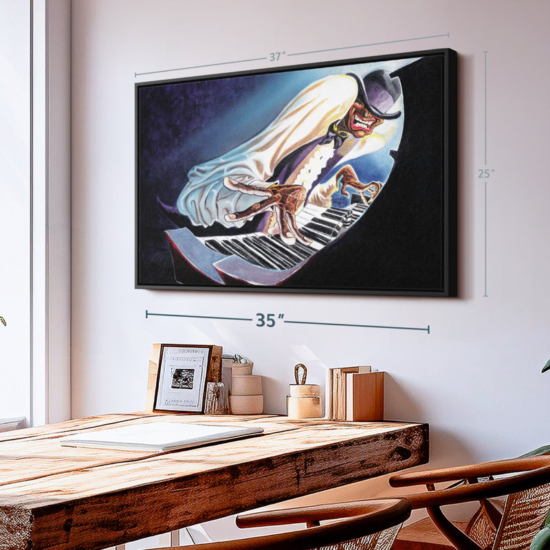 Hot Keys Canvas Print, 25" H x 37" W