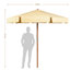 Norlishia 300cm Market Parasol-2121803438-2121803439