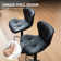 Swivel Adjustable Height Modern Bar Stools with Metal Frame 