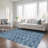 Washable Geometric Indoor / Outdoor Rug-1822315035