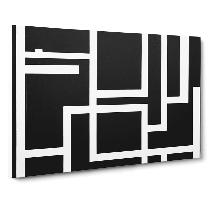 Cubism Abstract Art - Wrapped Canvas, 50cm H x 76cm W x 3cm D