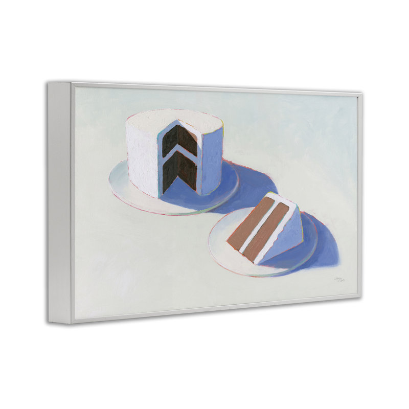 «Layer Cake Dessert», estampe numérique par Wellington Studio, Giclée encadrée blanc bord de mer, H 20 po x l 30 po