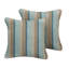 Housse de coussin d'extérieur carrée à rayures et brume Moore Gateway-25683427