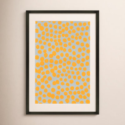 Saffron On Gray by Michela Sorrentino