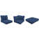 Tegan Outdoor 6'' Replacement Cushion Set Cushion Cover