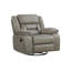 Chaise rembourrée en similicuir faite de bois
