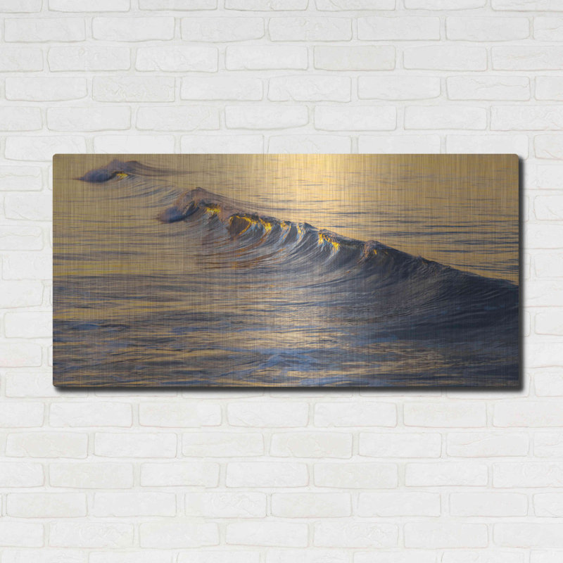 " Warm Curl " by Chris Moyer, 24" H x 48" W