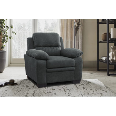 Mellitz Upholstered Pillow Top Armchair by Ebern Designs