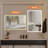 48*32in LED Framed Bathroom Vanity Mirror