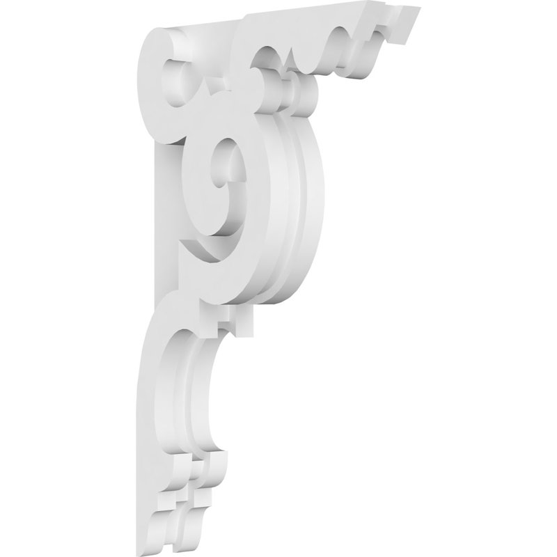 Corbeau en PVC de qualité architecturale Benson, H 13 po x l 7,5 po x P 1,875 po