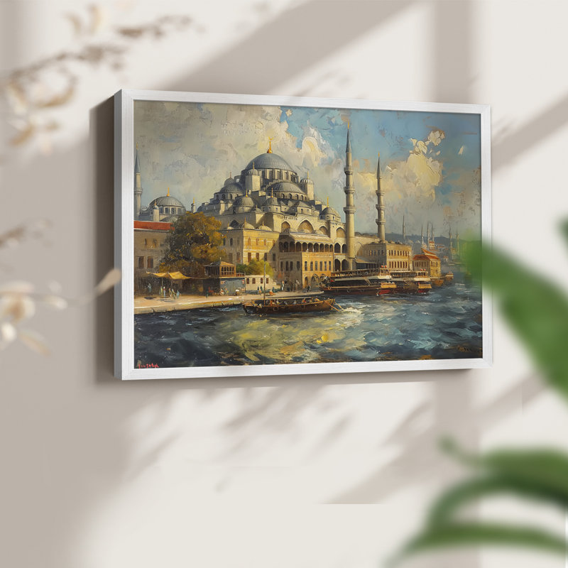Série nautique - CCXIV - Reproduction encadrée - Restickable, H 8 po x l 10 po, Blanc