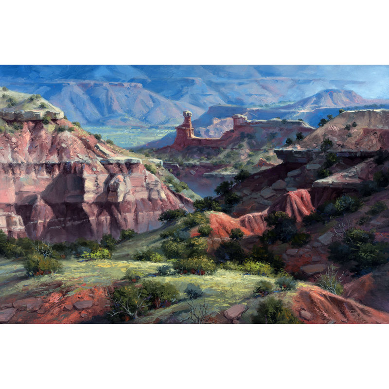 " Classic Palo Duro " by Jack Sorenson, 8" H x 12" W x 1.25" D