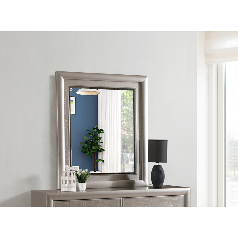 Kat Silver Champagne Wall Mirror