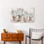 Floral pots naturels sur toile