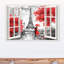 Art sur toile pour fenêtre paris Erika-544422937