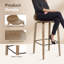 Tabouret de comptoir 27,16 po-123652082