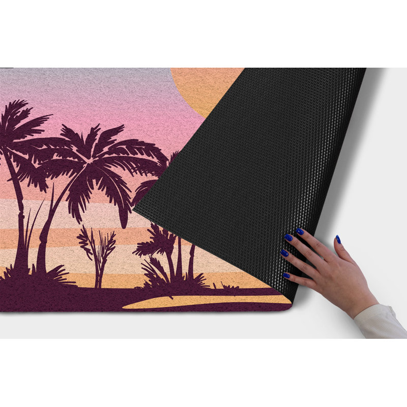 Non-Slip Ombre Outdoor Doormat