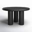 Hadi 53" Round Table In Black