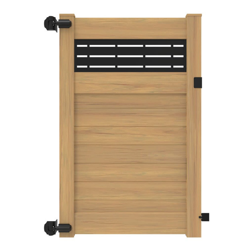 Barrière d'intimité en bois flotté, H 72 po x l 58 po x P 72 po, Naturel