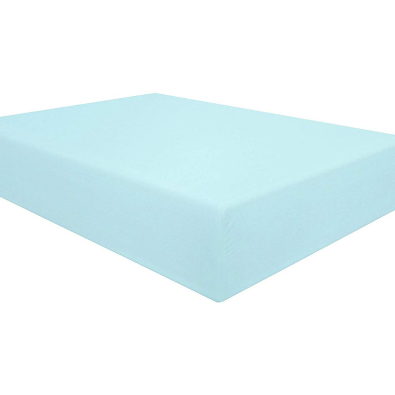 Sateen Solid Colour Fitted Sheet, King