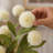 6 Piece Artificial Pompon Mum Flowers