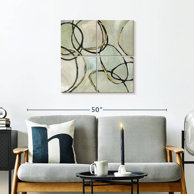 Infinity Rings, 26" H x 26" W