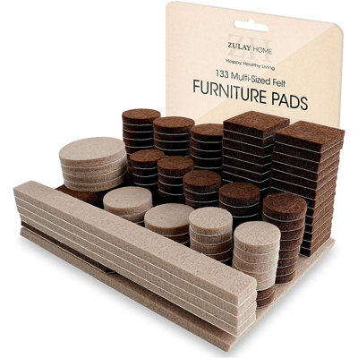 Zulay Home Felt Furniture Pads for Hardwood Floors