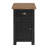 Balsam 25'' Tall Solid Wood End Table with Storage and Built-In Outlets-462235475