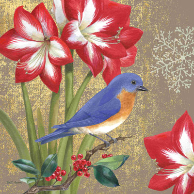 Collage des oiseaux d'hiver