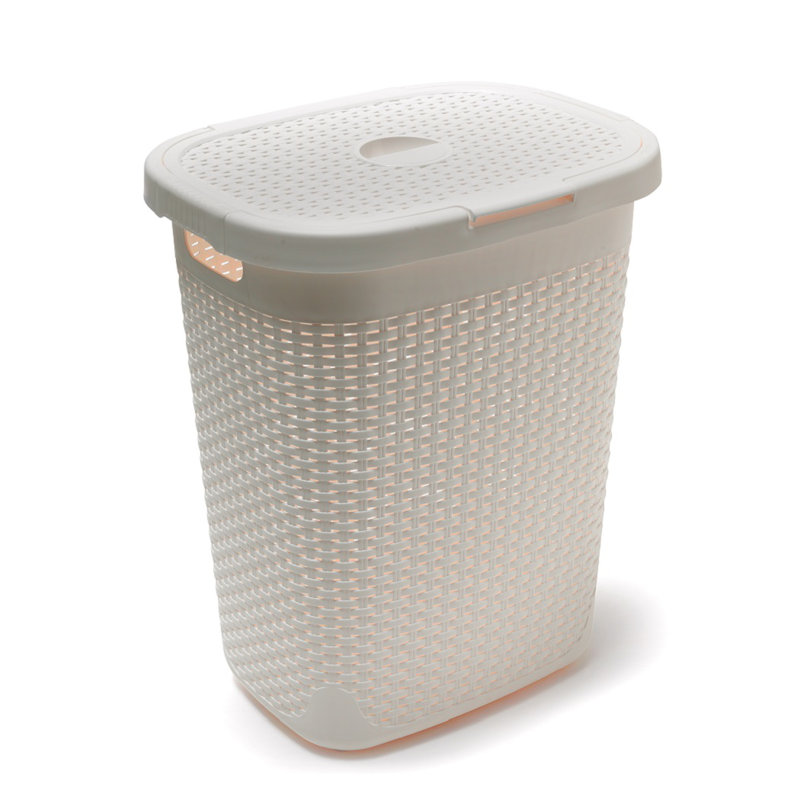 Plastic Laundry Hamper with Handles