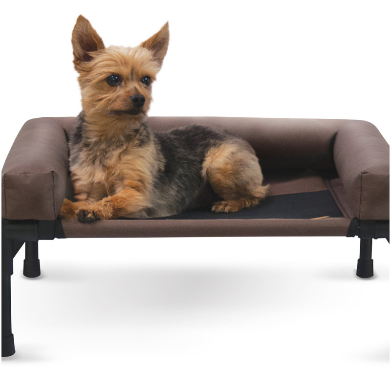 Lit de camp pour animal de compagnie avec traversin Original, Petit (l 22 po x P 17 po x H 7 po)