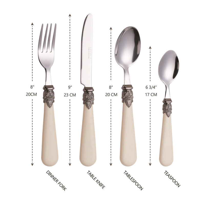 Cutlery 24 Piece Cutlery Set, Service for 6