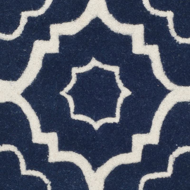 Carolene Hand Tufted Wool Geometric Rug, Runner 2'3" x 11'