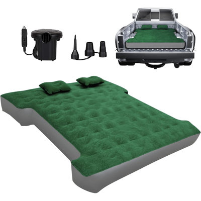 Mainville Truck Bed Inflatable Air Mattress 5.5-5.8 ft for Short Truck Bed with Pump and Backpack