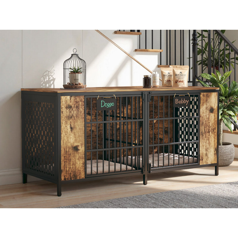 Meuble de rangement pour chien 63 po