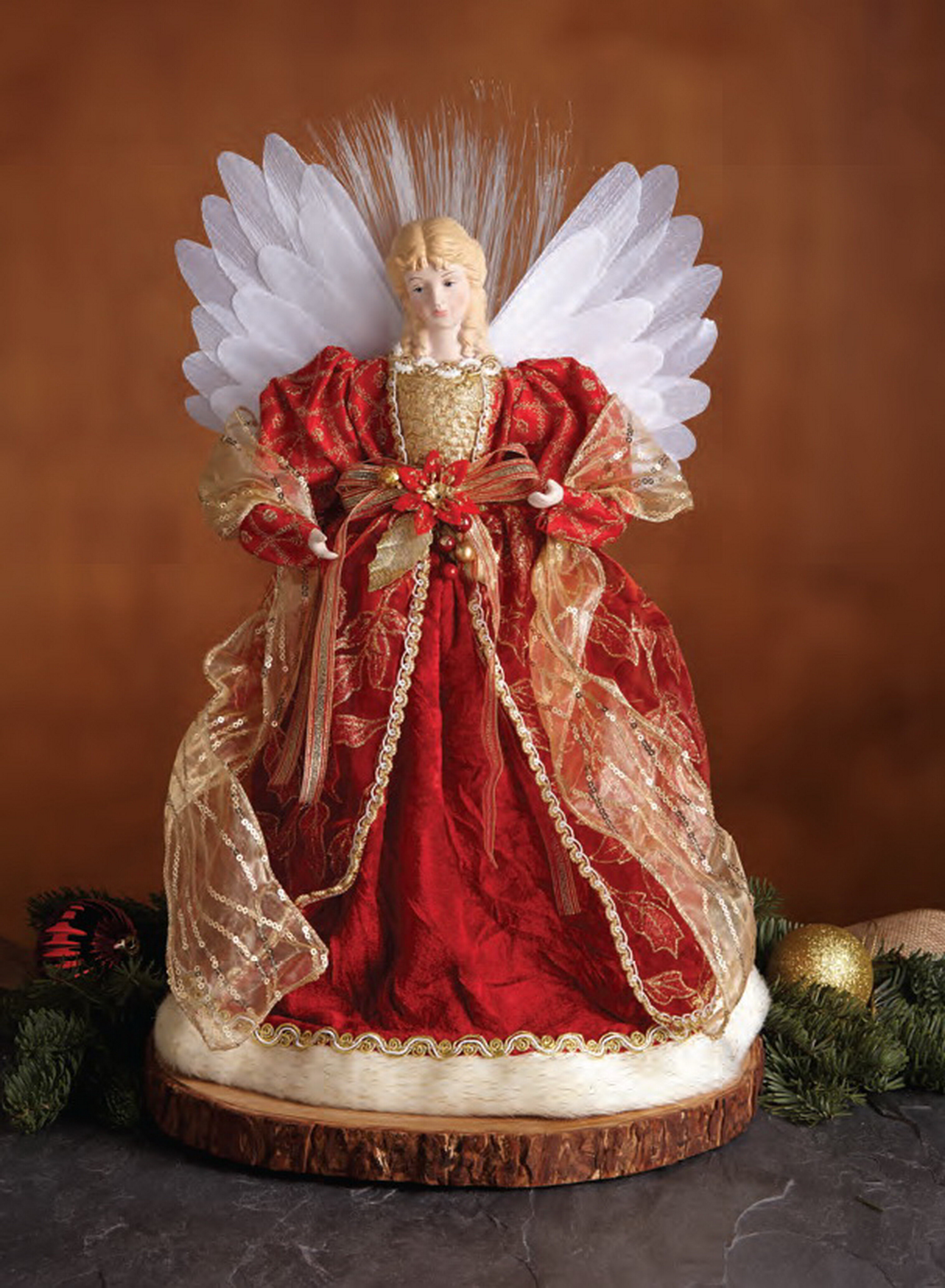 The Holiday Aisle® Fiber Optic Angel Figurine & Reviews