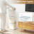 3 PCS Plastic Storage Bins with Front Door & Side Handles for Kitchen, Bedroom White