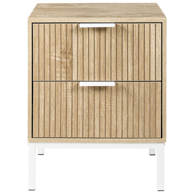 ROYALLA 40cm W Manufactured Wood Bedside Table