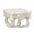 White Finish End Table