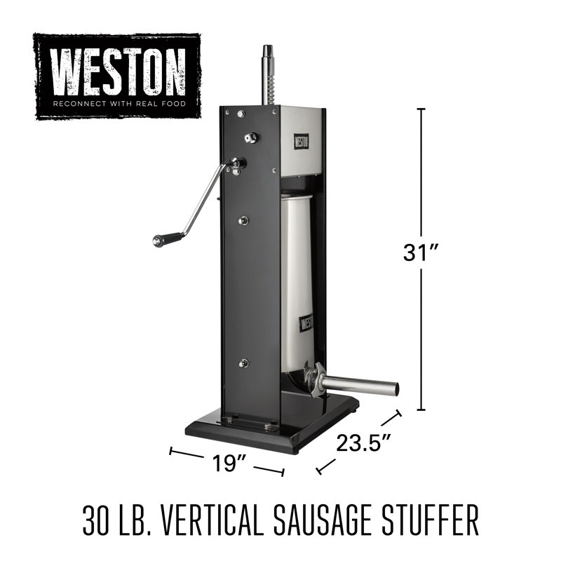 Weston 30 Lb. Bourre à saucisse verticale