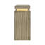 Commode 8 tiroirs beige rustique