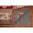 Red Geometric Kazak Oriental Area Rug