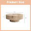 Table basse de 31,4 po, couleur de bois naturel, multifonctionnelle, lisse et délicate, table basse minimaliste moderne avec ton de bois naturel, multifonctionnelle dans les espaces de travail, lisse
